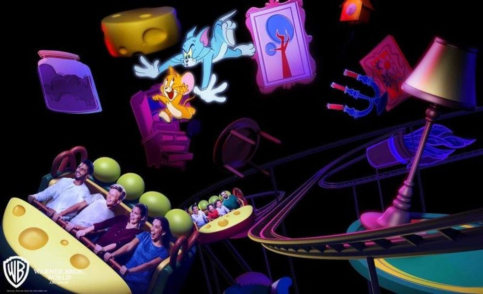 tom & jerry coaster warner bros world