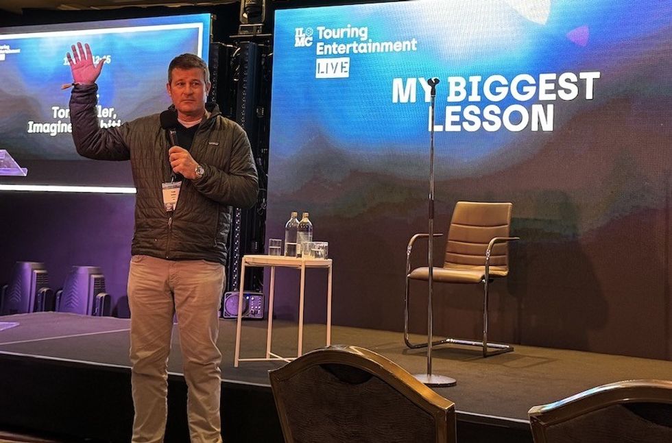 Tom Zaller Biggest Lesson session at TEL at ILMC 2025 london