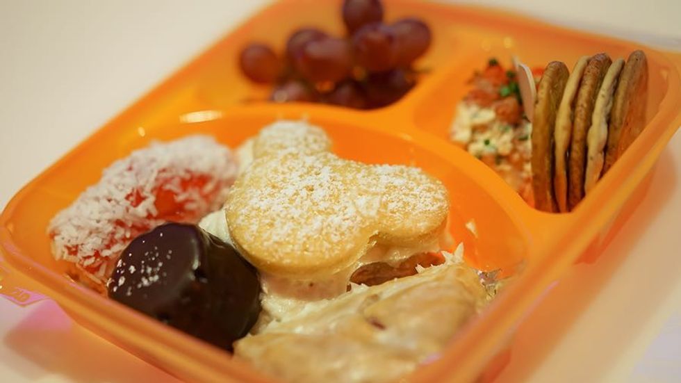 tomorrowland skyline experience VIP disneyland luxury experience food box