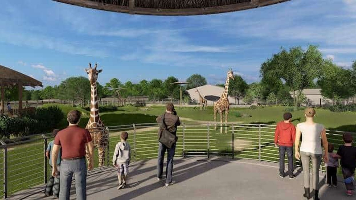 topeka zoo giraffe expansion