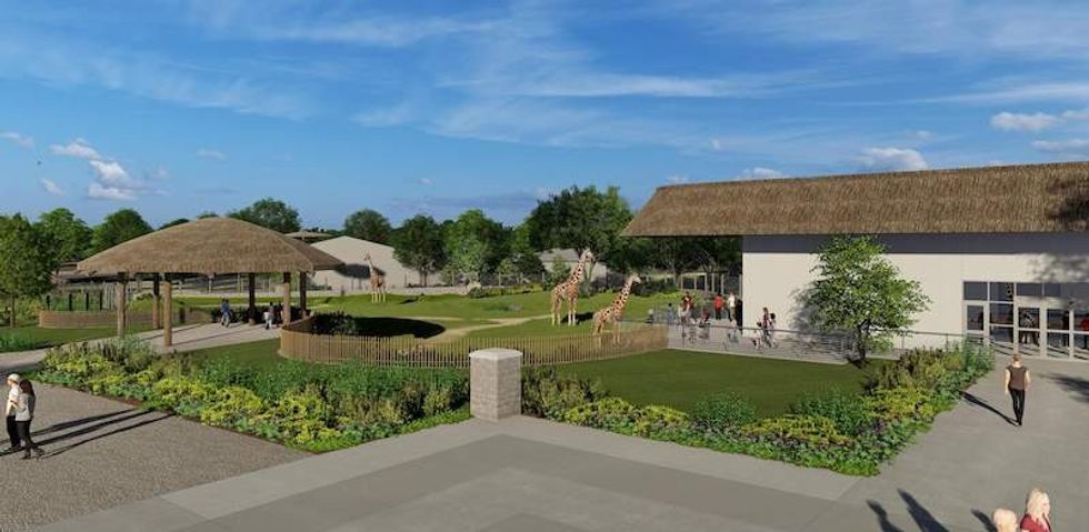 topeka zoo giraffe expansion