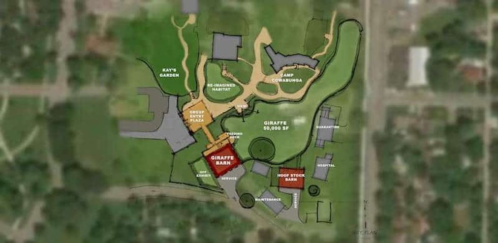 topeka zoo giraffe expansion