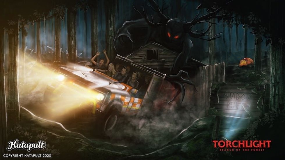 TORCHLIGHT Dark Ride Katapult Simworx