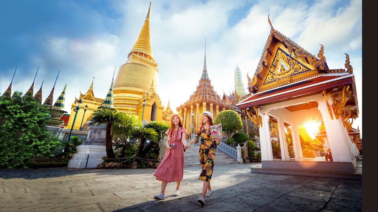 tourists in bangkok
