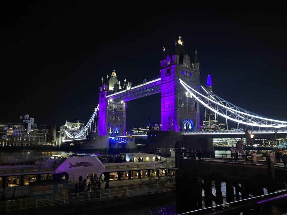 Tower Bridge London night time