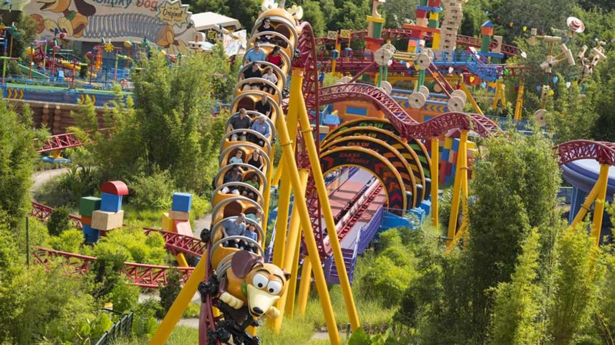 Toy Story Land at Walt Disney World Slinky Dog coaster