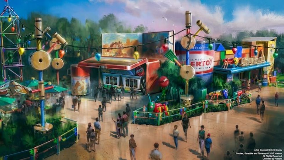 Toy Story land diner