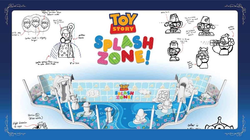 toy story splash zone