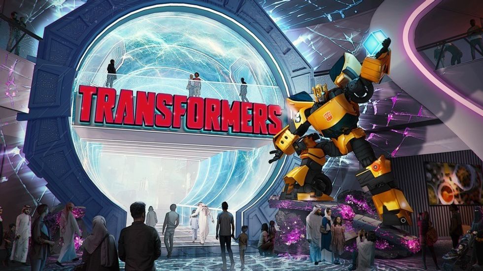 Transformers attraction concept Saudi