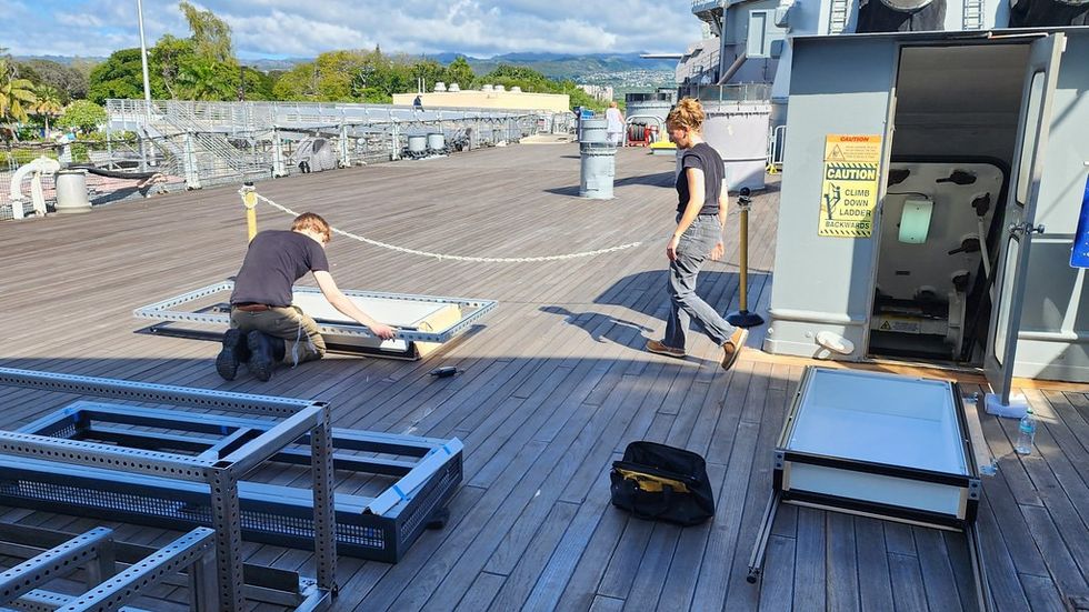 Transporting Pathway to Peace exhibit Ideum