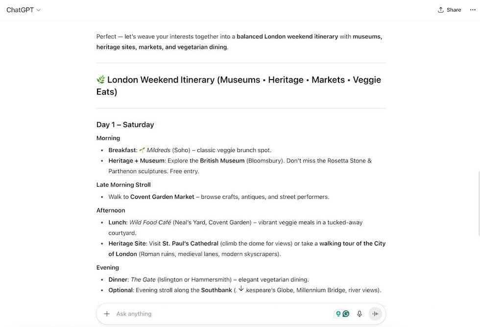 travel-itinerary-from-ChatGPT-AI-search