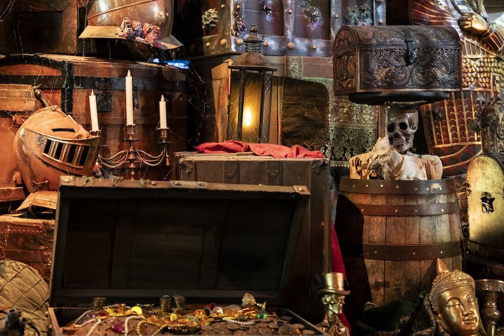 Treasure theming Treasure Hunt The Ride