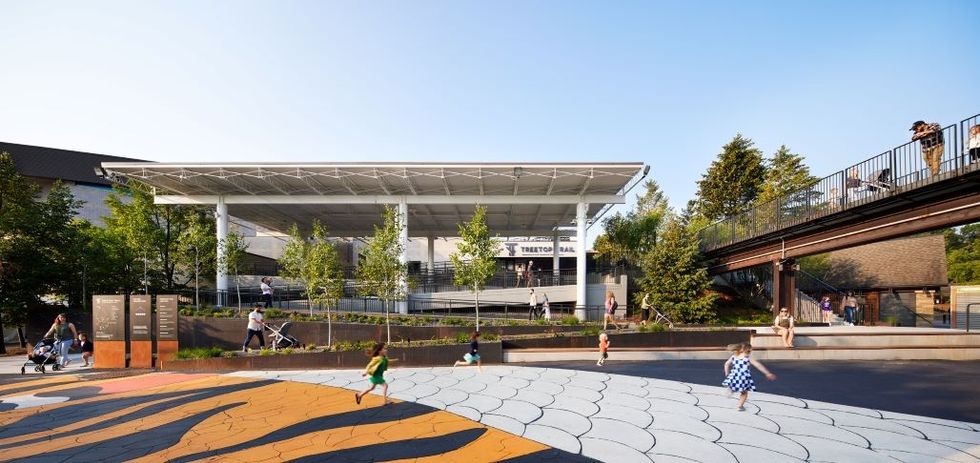Treetop Trail - entrance plaza