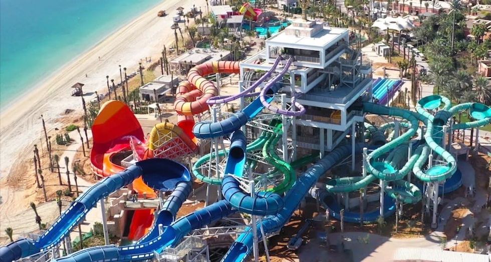 Trident Tower Atlantis Aquaventure high performance water coasters