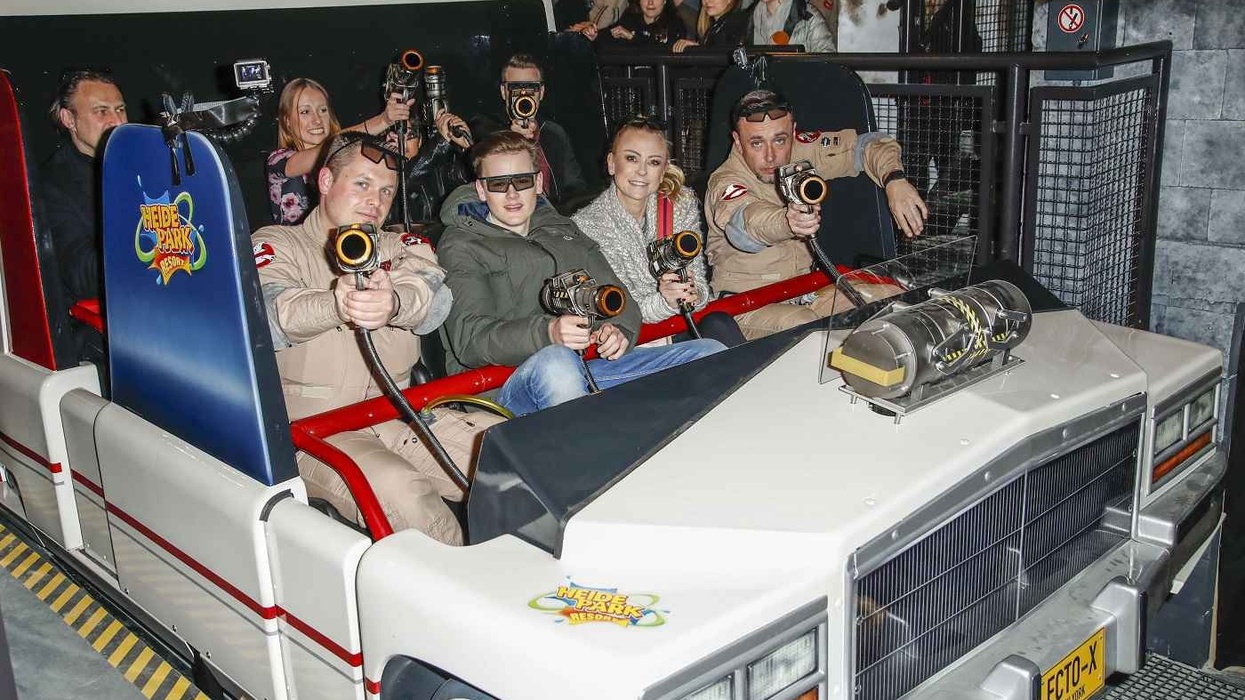 Triotech celebrates VIP opening of Ghostbusters 5D ride at Heide Park