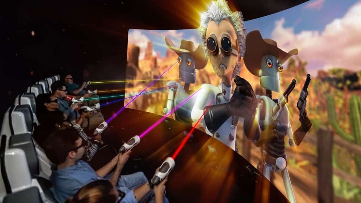 Triotech Dark Ride Los Banditos screen