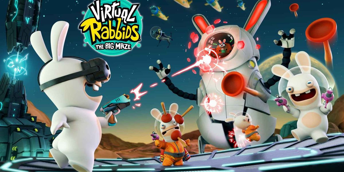 New Rabbids Vr Headset Triotech unveils virtual reality (VR) attraction featuring Ubisoft's ...