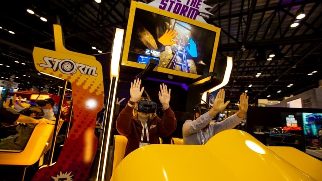 Triotech Storm VR Simulator