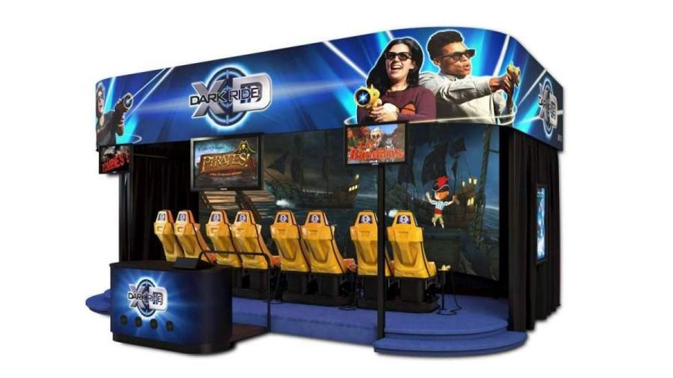 triotech XD dark ride interactive theatre