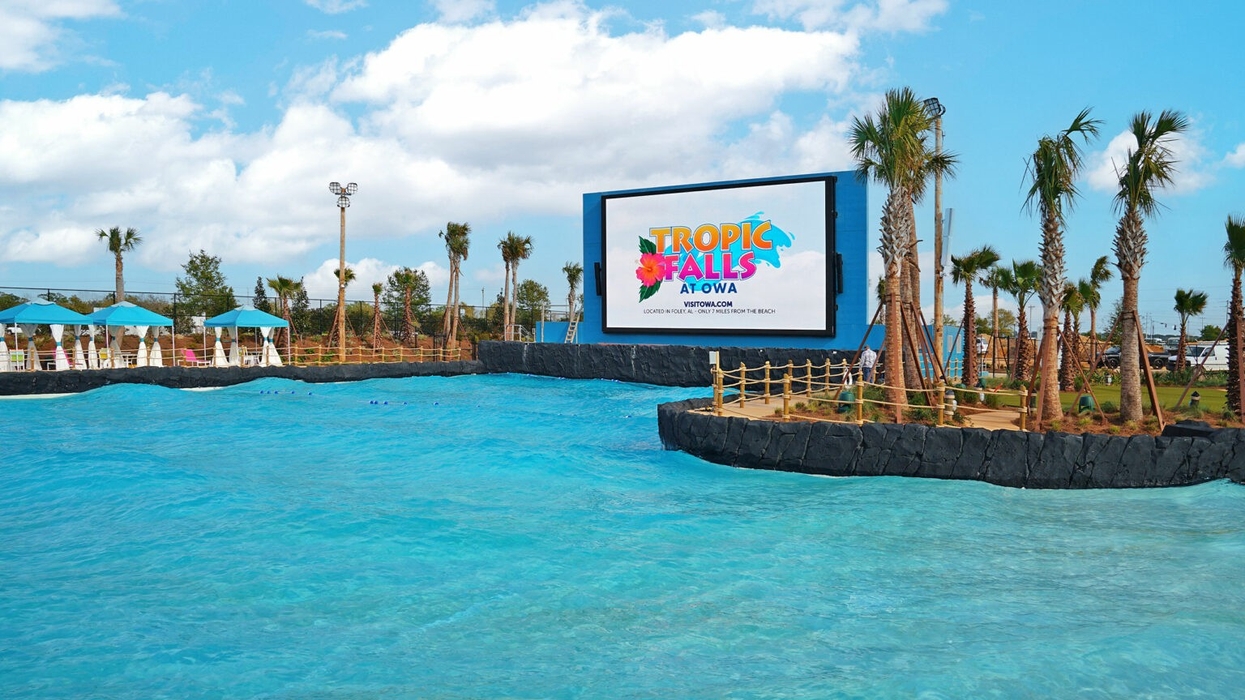 tropic falls wave pool, owa parks and resort
