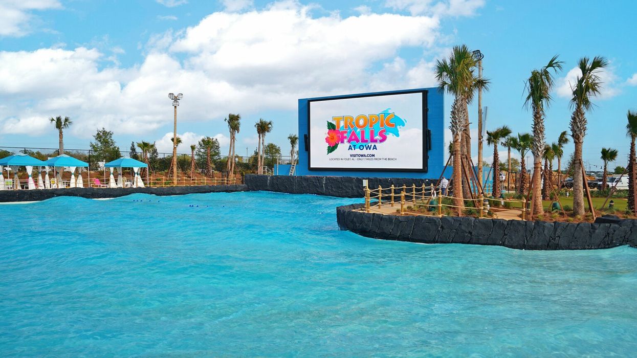 tropic falls wave pool, owa parks and resort