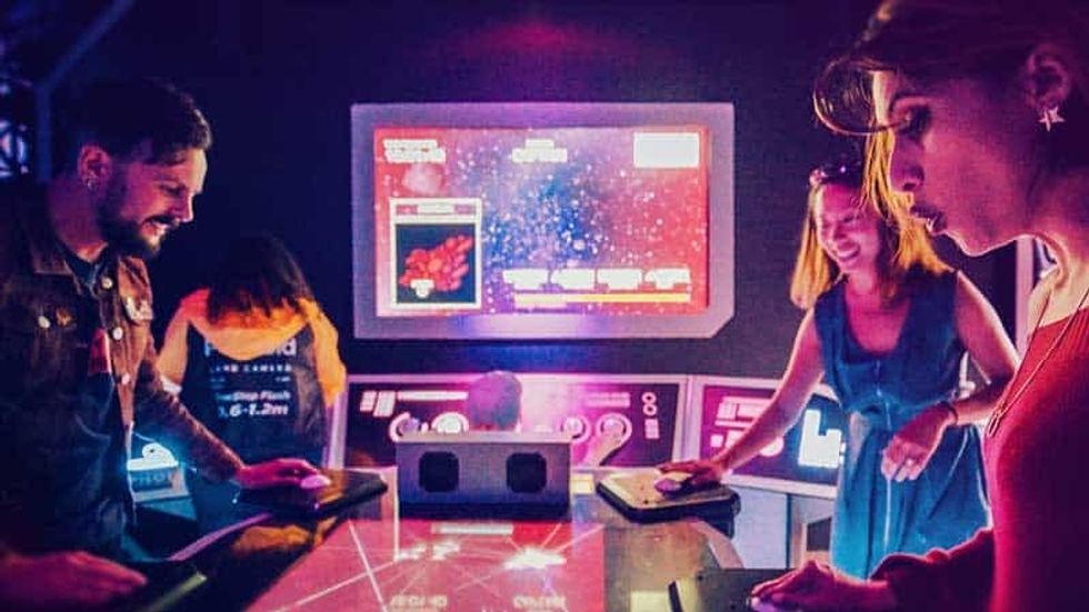 Two Bit Circus Space Squad in Space escape room