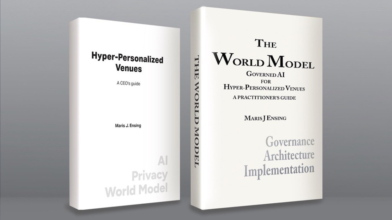 Two books by Maris J. Ensing on AI and personalized venues governance.