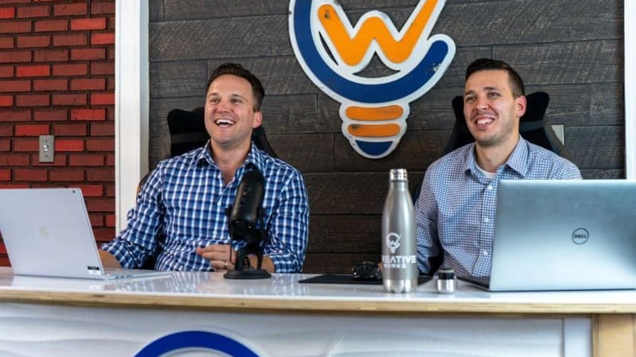 two hosts of Amusement 360 Event from Creative Works
