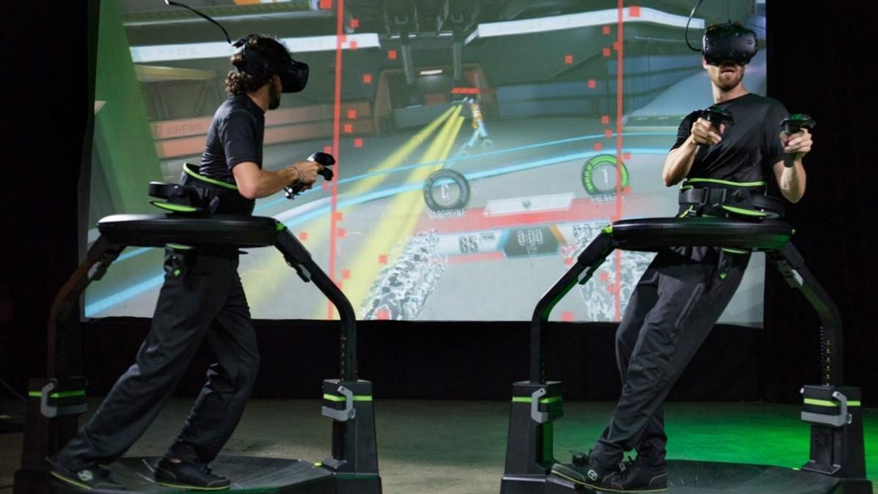 two men play omniverse esports vr gaming platform