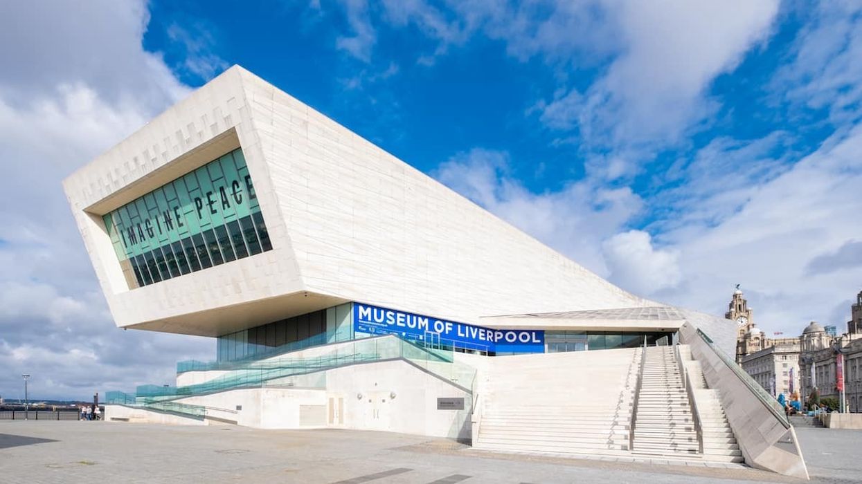 Uk museums reopening museum of liverpool on a sunny day