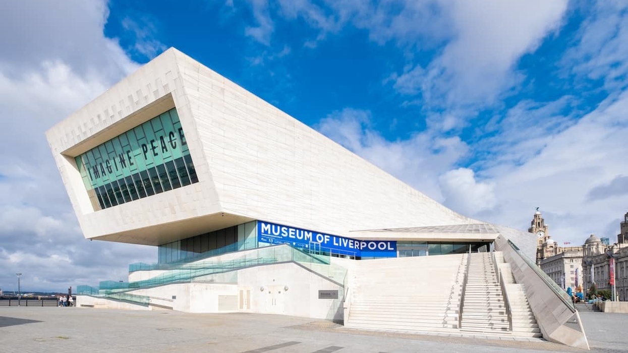 Uk museums reopening museum of liverpool on a sunny day