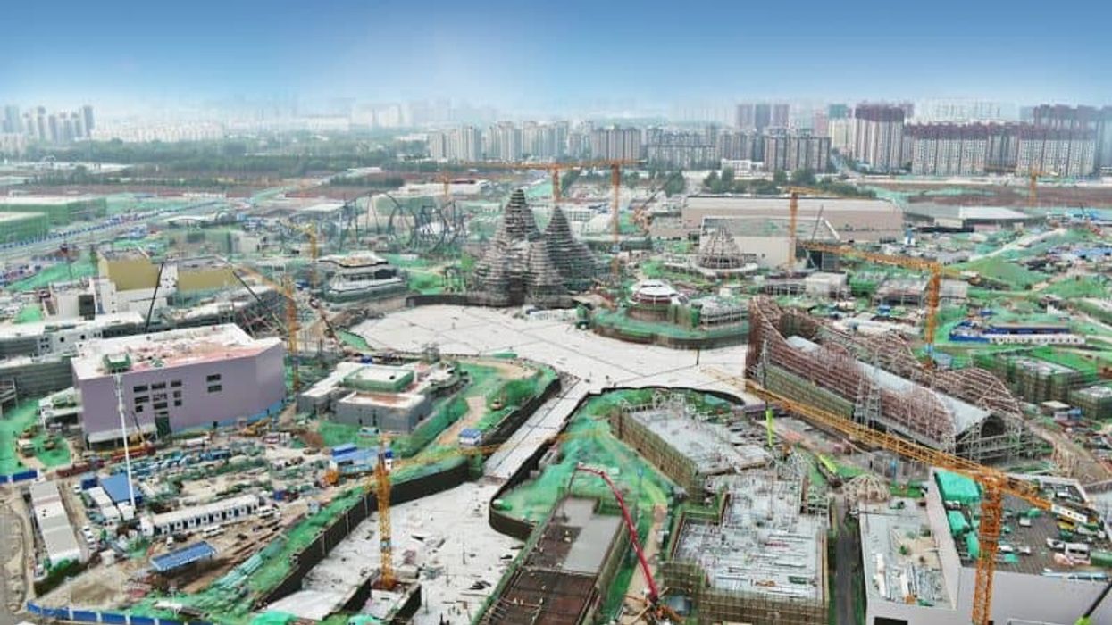 universal beijing resort construction