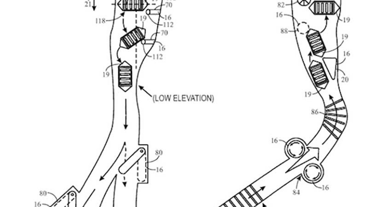 universal flume direction patent