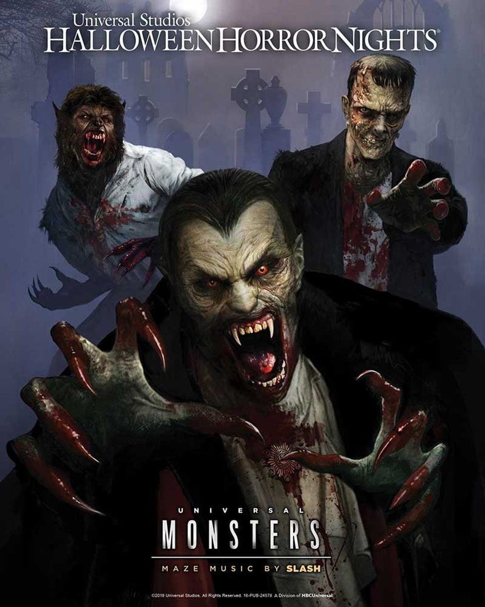 universal monsters maze horror nights