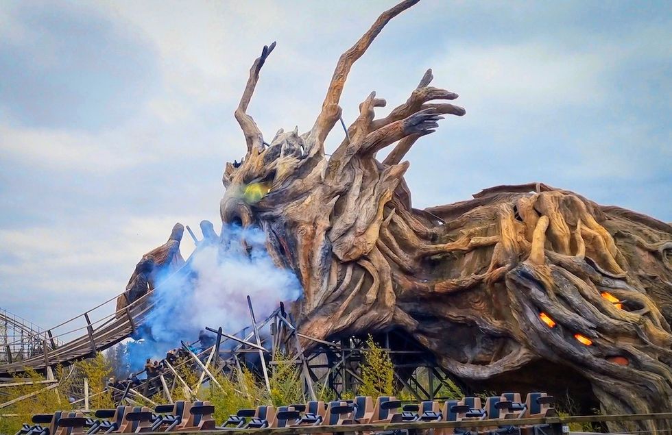 Universal Rocks work at Heide Park - Colossos
