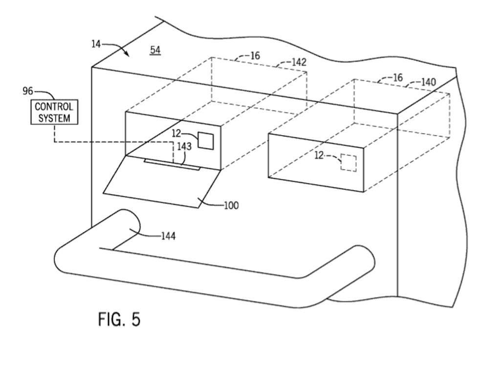 Universal sanitisation patent compartment