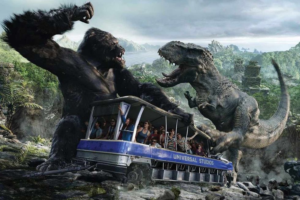 universal studio tour king kong 360 3d a