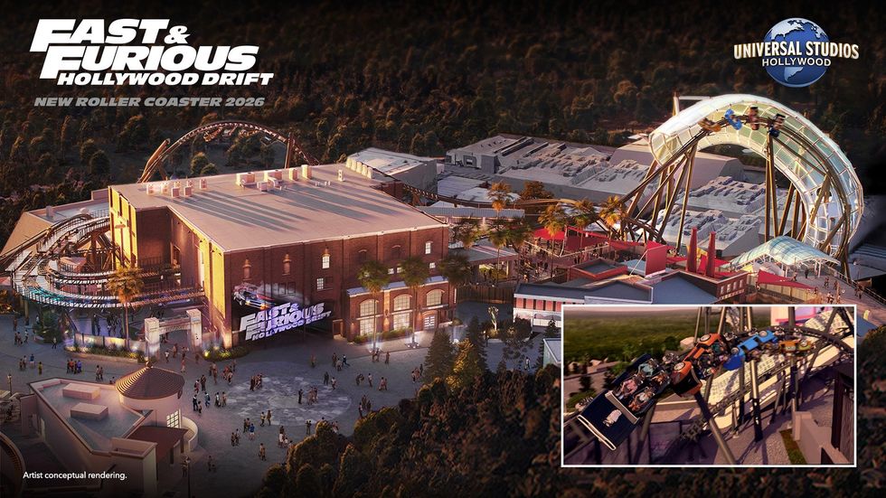 universal studios hollyood fast and furious hollywood drift coaster