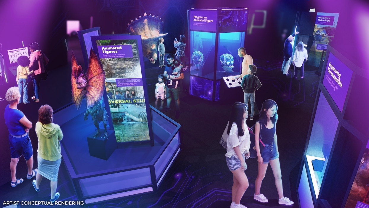 universal theme parks exhibition
