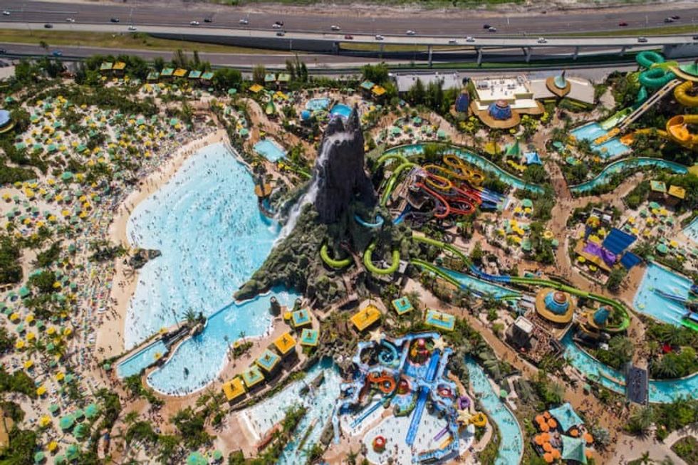 Universal Volcano Bay water park design