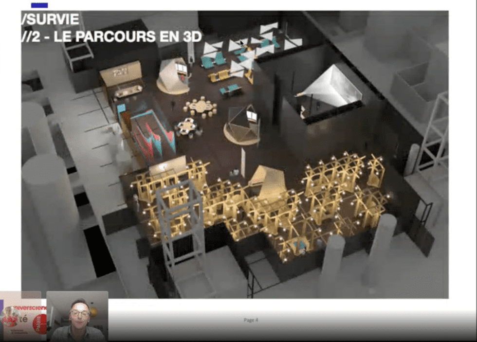 Universcience Renaissance exhibit plan