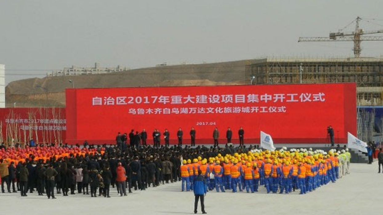 Urumqi Bainiao Lake Wanda City construction
