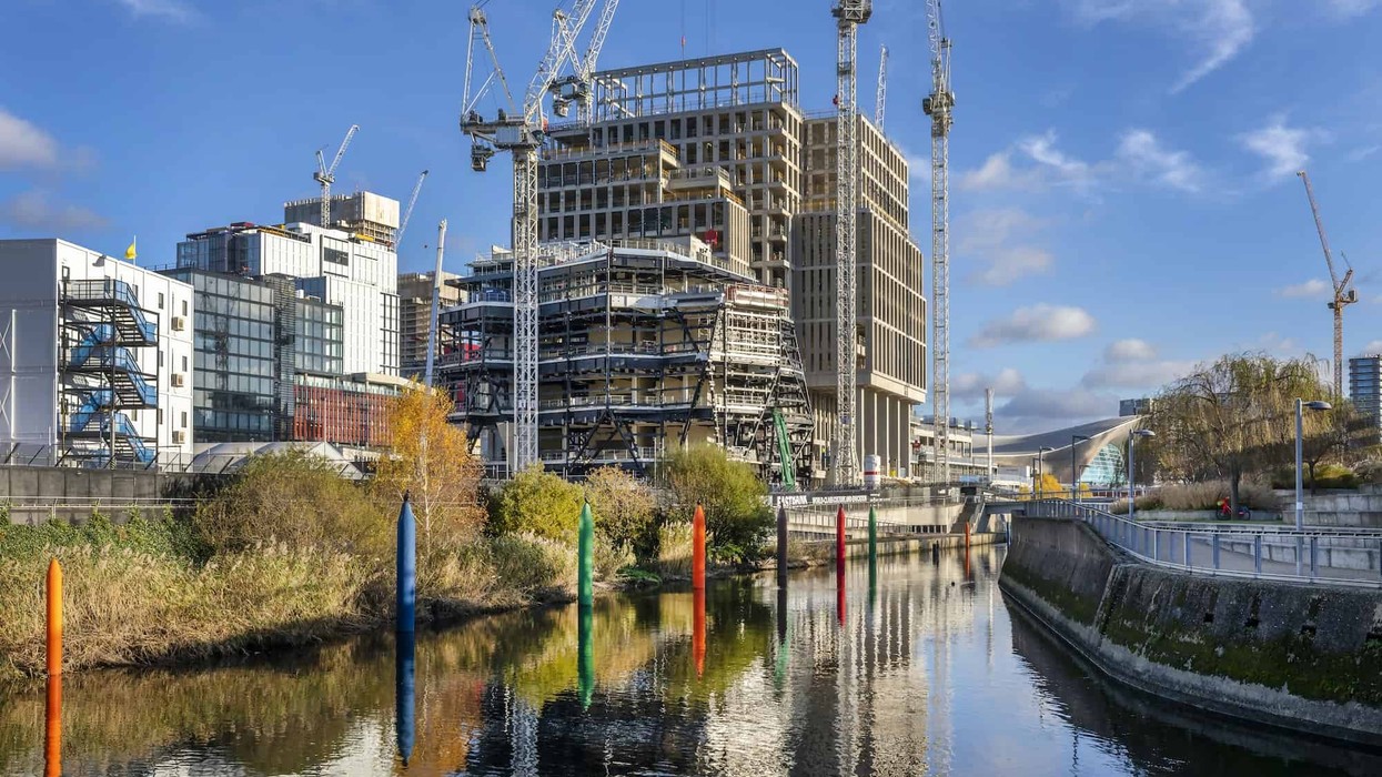 v&a east museum topping out