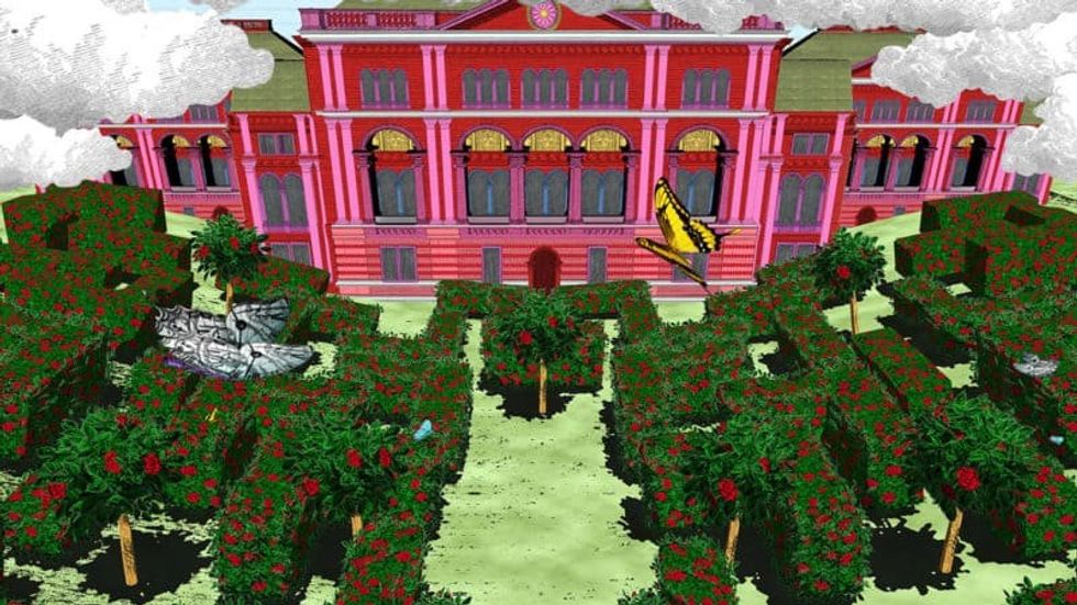 v&A VR experience curious alice