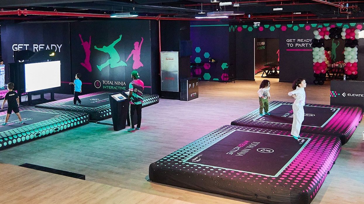 Valo Motion Total Ninja Interactive Dubai ValoJump area