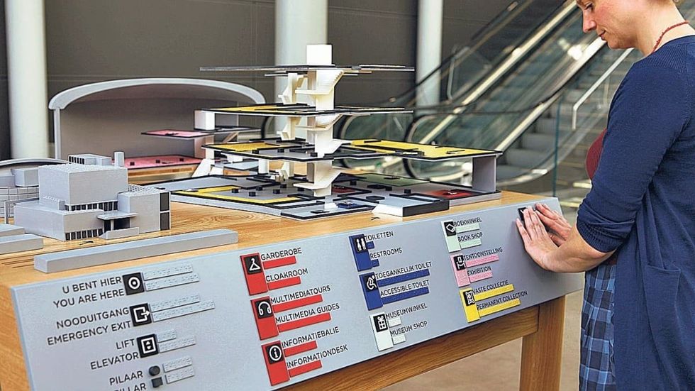 van gogh museum scale model