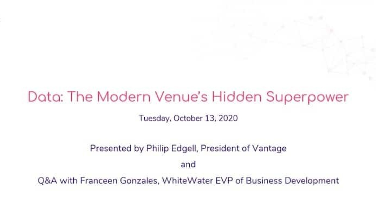 Vantage innovation session blooloop v-expo