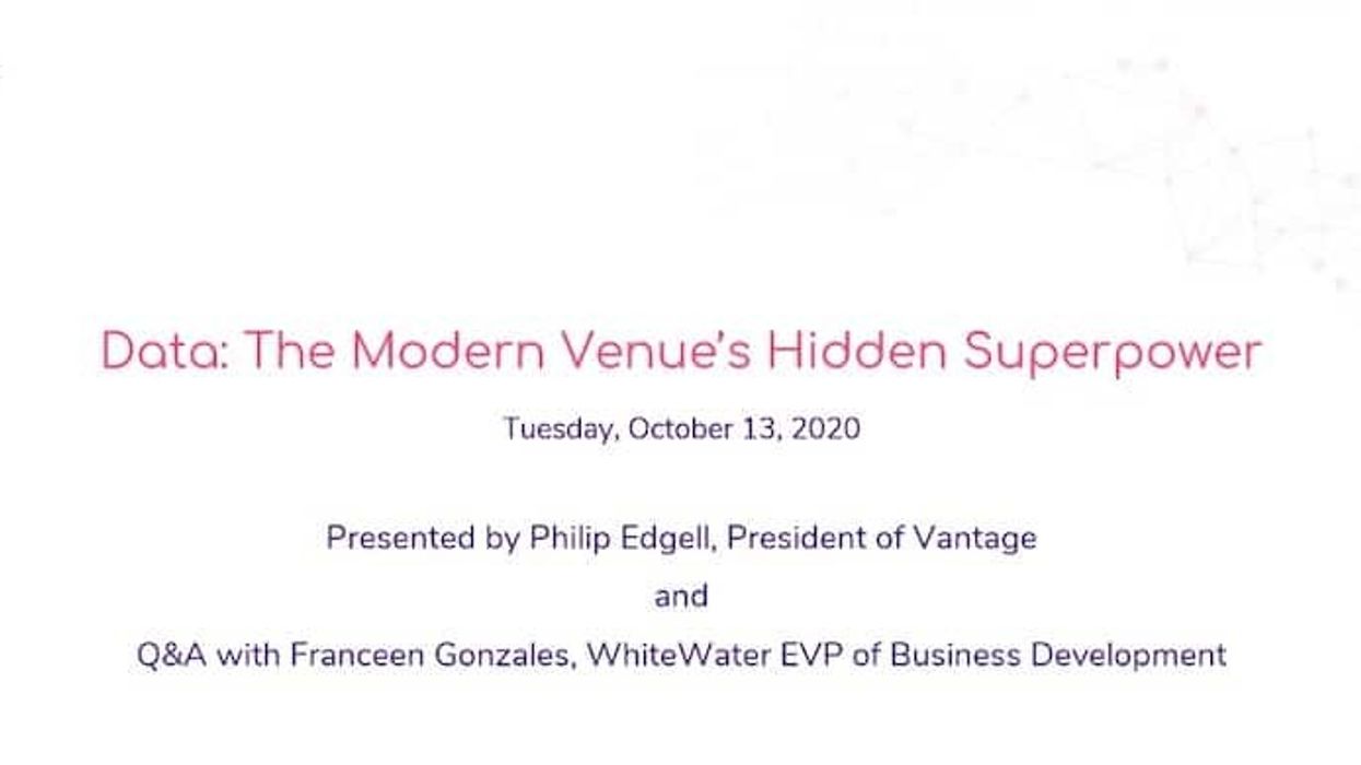 Vantage innovation session blooloop v-expo
