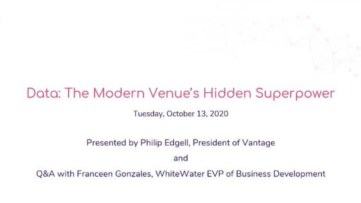 Vantage innovation session blooloop v-expo