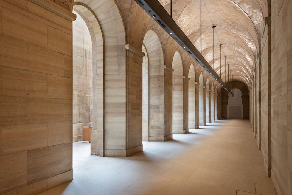 Vaulted walkway at Philadelphia Museum of Art